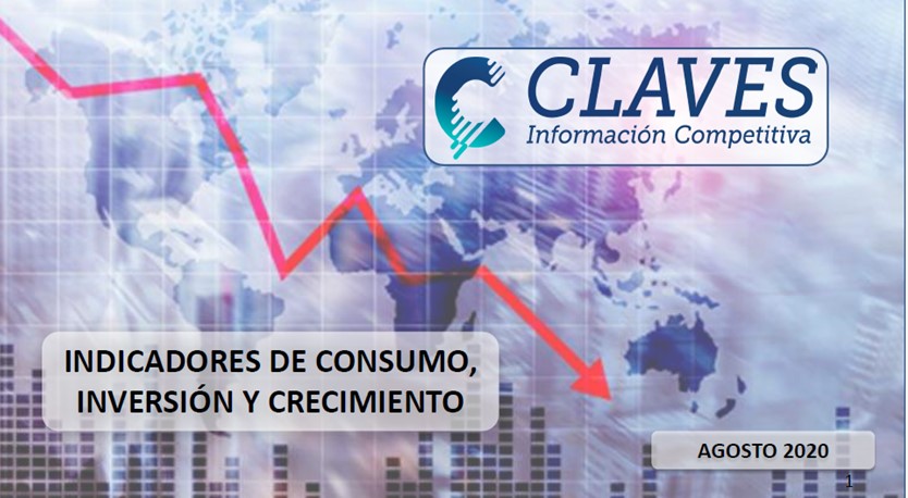 Indicadores de consumo, inversión y crecimiento (Agosto 2020)