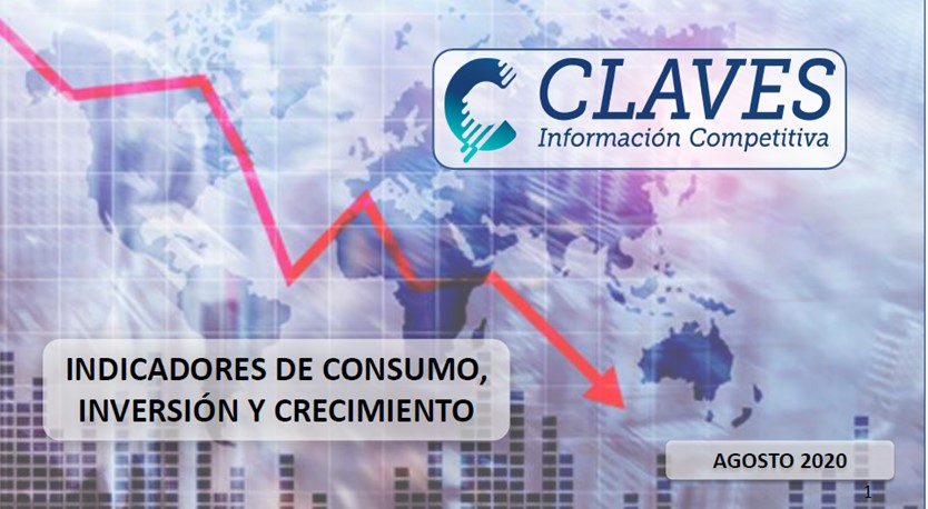 Indicadores de consumo, inversión y crecimiento (Agosto 2020)